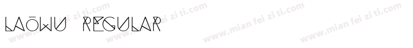laowu Regular字体转换